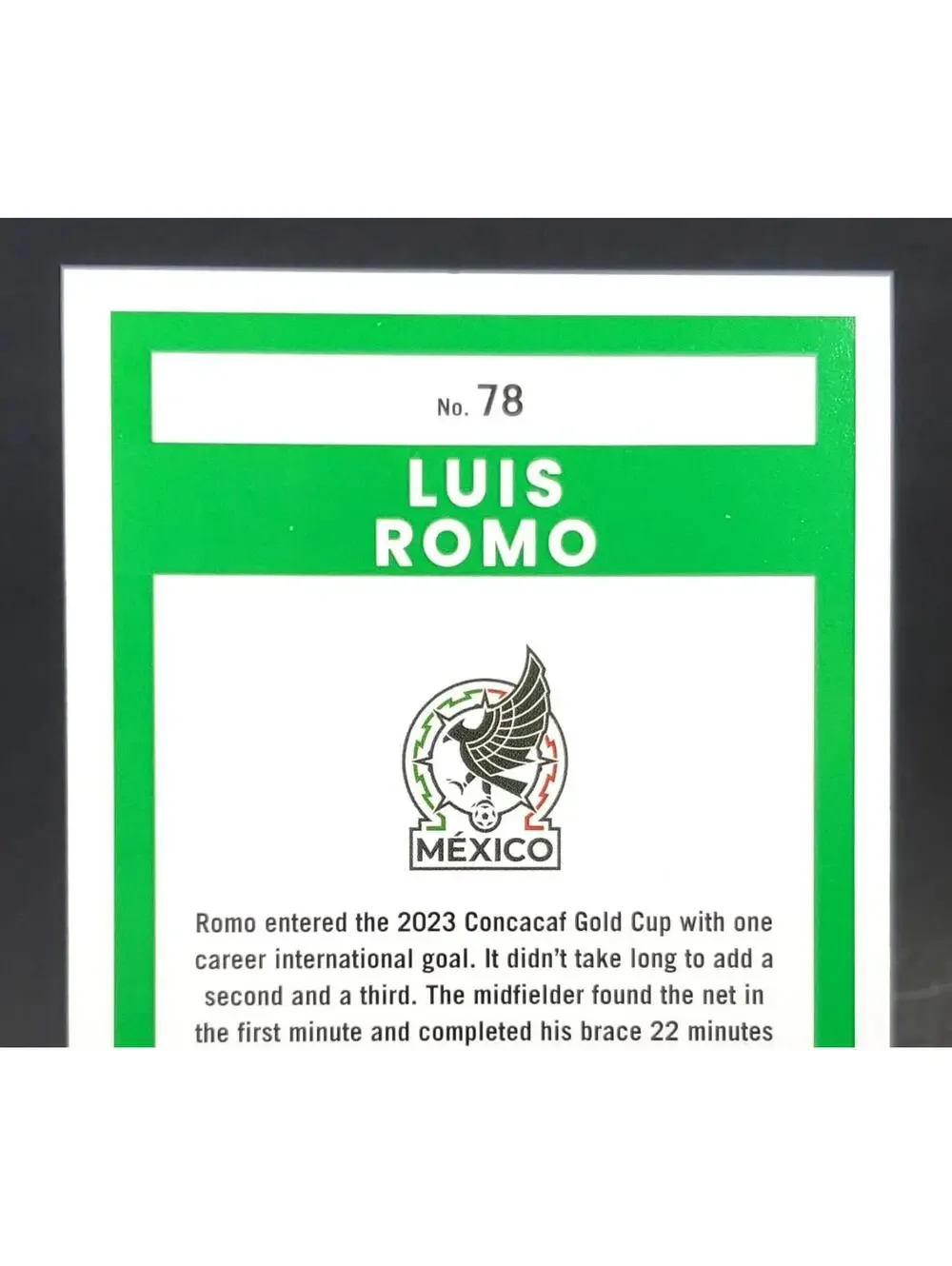 Luis Romo SP 2025-26 Panini Donruss FIFA World Cup Soccer Red & Blue Maze Mexico